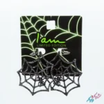 گوشواره هالوین طرح تار عنکبوت