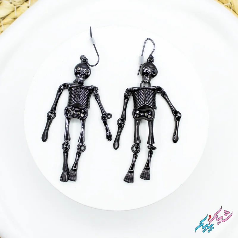 گوشواره اسکلت متحرک هالوین برند IAM