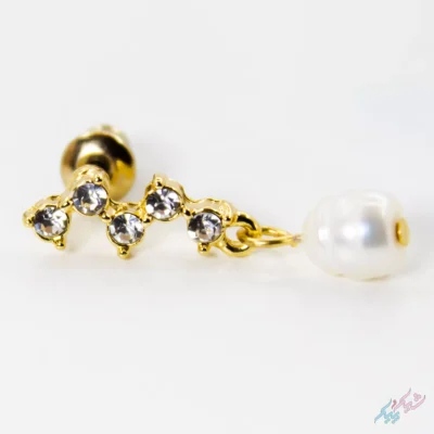 گوشواره بدل مروارید باروک