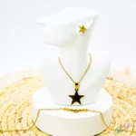 ست گردنبند، گوشواره و دستبند طرح ستاره