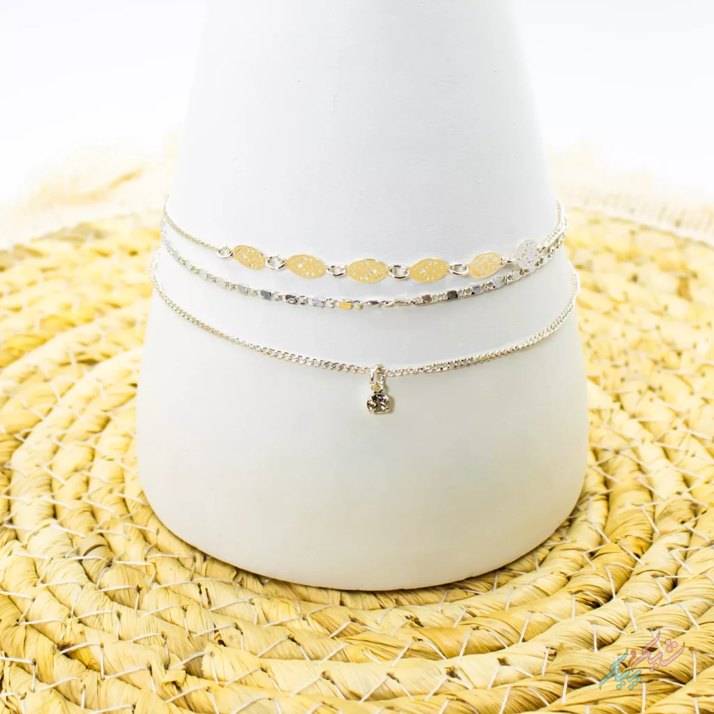 پابند سه لایه نقره‌ای ترند