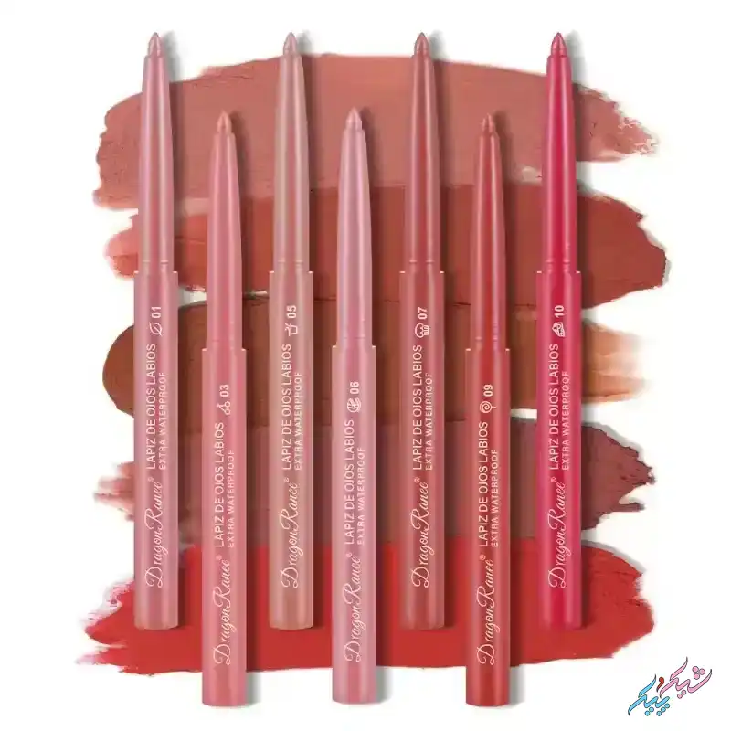 خط لب پیچی دراگون رانی 12 رنگ