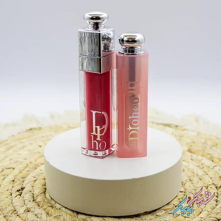 پک رژ لب مایع و بالم لب Drohoo طرح دیور