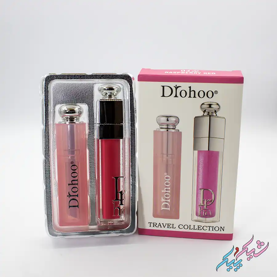 پک رژ لب مایع و بالم لب Drohoo طرح دیور