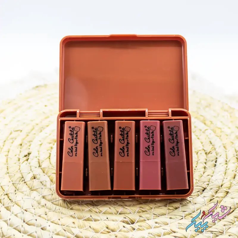 پک رژ مینی جامد کالر کاستل 5 رنگ