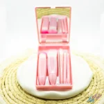 براش آینه دار با طراحی شیک | دو رنگ صورتی و قهوه‌ای