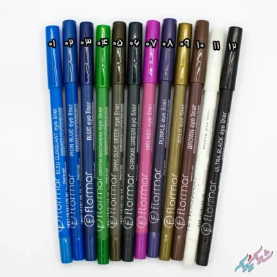 خط چشم ضد آب فلورمار 12 رنگ