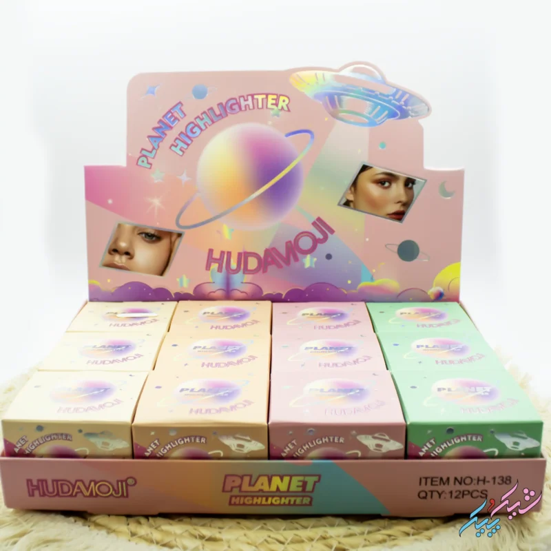 هایلایتر فضایی هدی موجی با بافت سبک و شاین براق