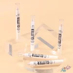 هایلایتر پیچی مدادی گلیتر سفید Glitter