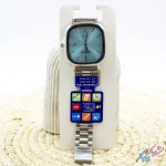 ساعت مچی مردانه اولد مانی طرح کاسیو با صفحه تیفانی و بند استیل و تقویم فعال برند Casio