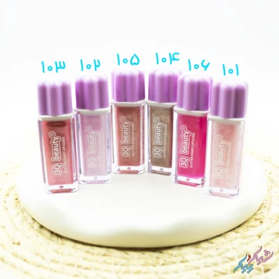 لیپ گلاس شاین دار با رنگ و عطر ملایم | 3Q Beauty