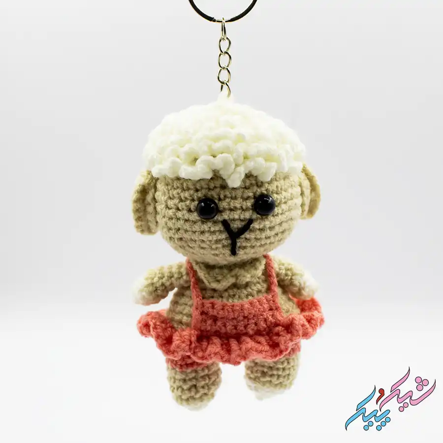 1-1-1 آویز بعبعی دختر جاکلیدی ببعی قلاب بافی مدل دختر و پسر