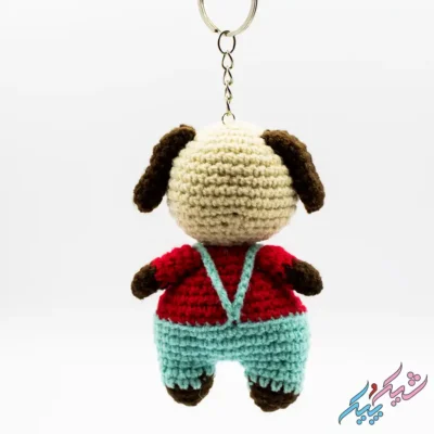 🐶 جاکلیدی و آویز عروسکی سگ هاپو