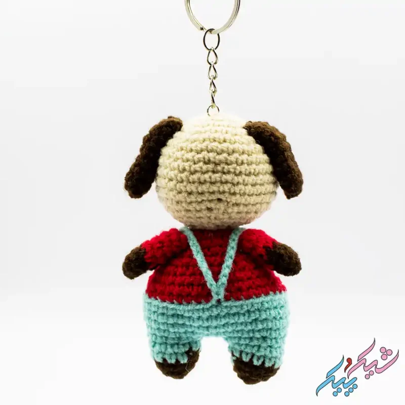 🐶 جاکلیدی و آویز عروسکی سگ هاپو