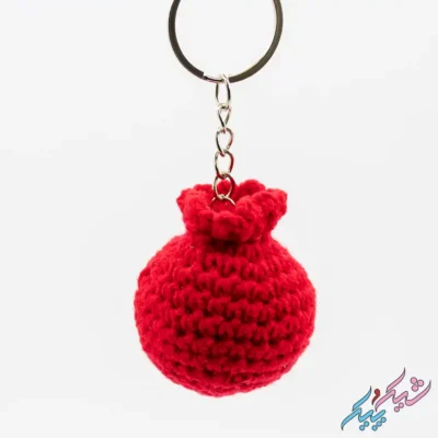 جاکلیدی انار قلاب بافی دست ساز