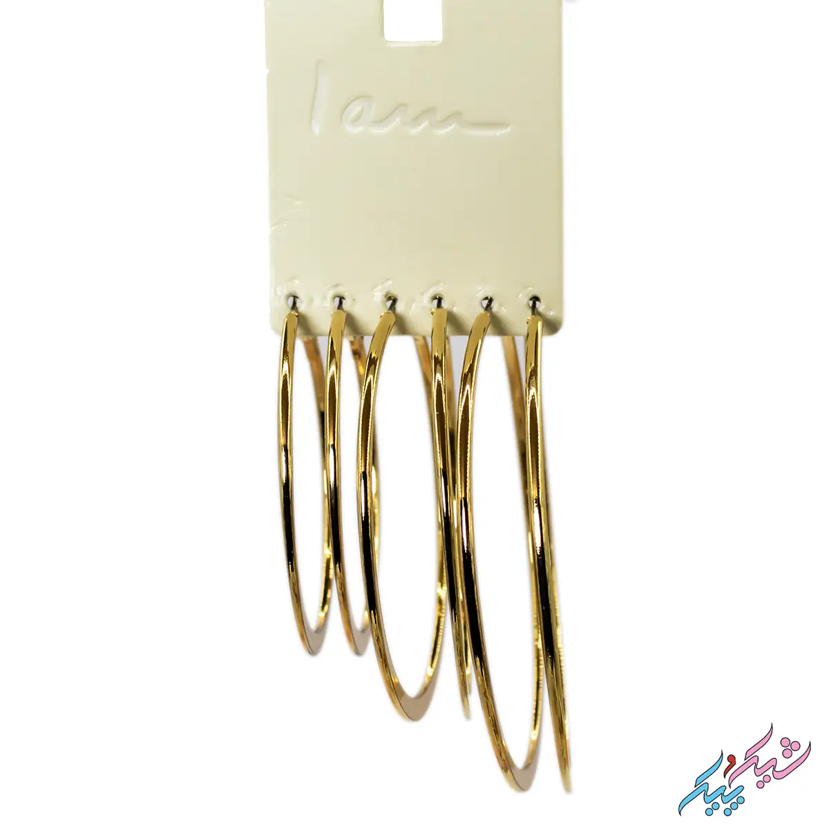 Earrings-36-1.webp خرید پک ۳ عددی گوشواره هلال ماه I AM طلایی