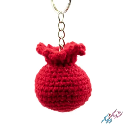 جاکلیدی انار یلدا قلاب بافی دست ساز