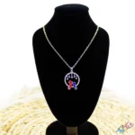 خرید گردنبند طرح گربه عاشقانه دخترانه