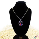 خرید گردنبند طرح گربه عاشقانه دخترانه