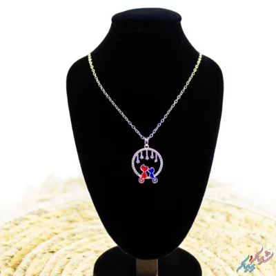 خرید گردنبند طرح گربه عاشقانه دخترانه