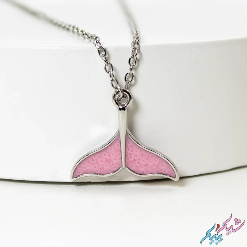 خرید گردنبند دم وال استیل رنگ ثابت