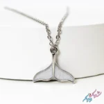 خرید گردنبند دم وال استیل رنگ ثابت