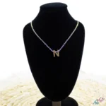 خرید گردنبند حرف N انگلیسی استیل