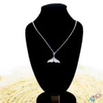 خرید گردنبند دم وال استیل رنگ ثابت