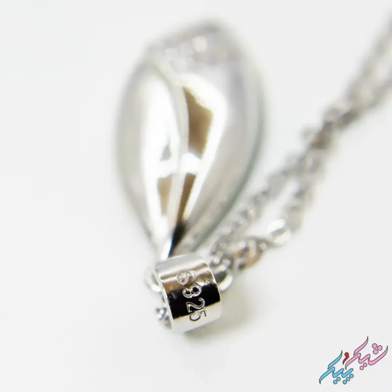 گردنبند نقره ۹۲۵ مدل لوفی (طرح برگ)