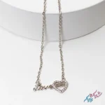 گردنبند نقره ۹۲۵ طرح Love mam نگیندار
