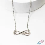 گردنبند نقره ۹۲۵ طرح اینفینیتی لاو