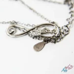 گردنبند نقره ۹۲۵ طرح اینفینیتی لاو