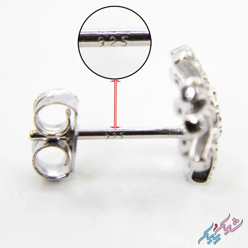 نیم ست نقره ۹۲۵ طرح گل آفتابگردان