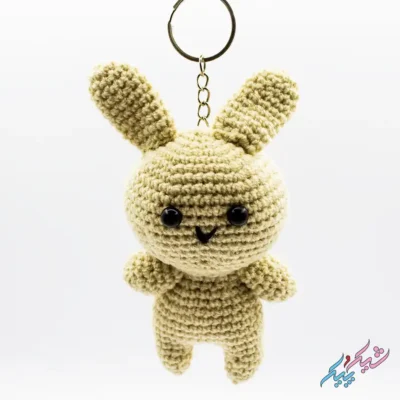 جا کلیدی خرگوش بامزه قلاب بافی