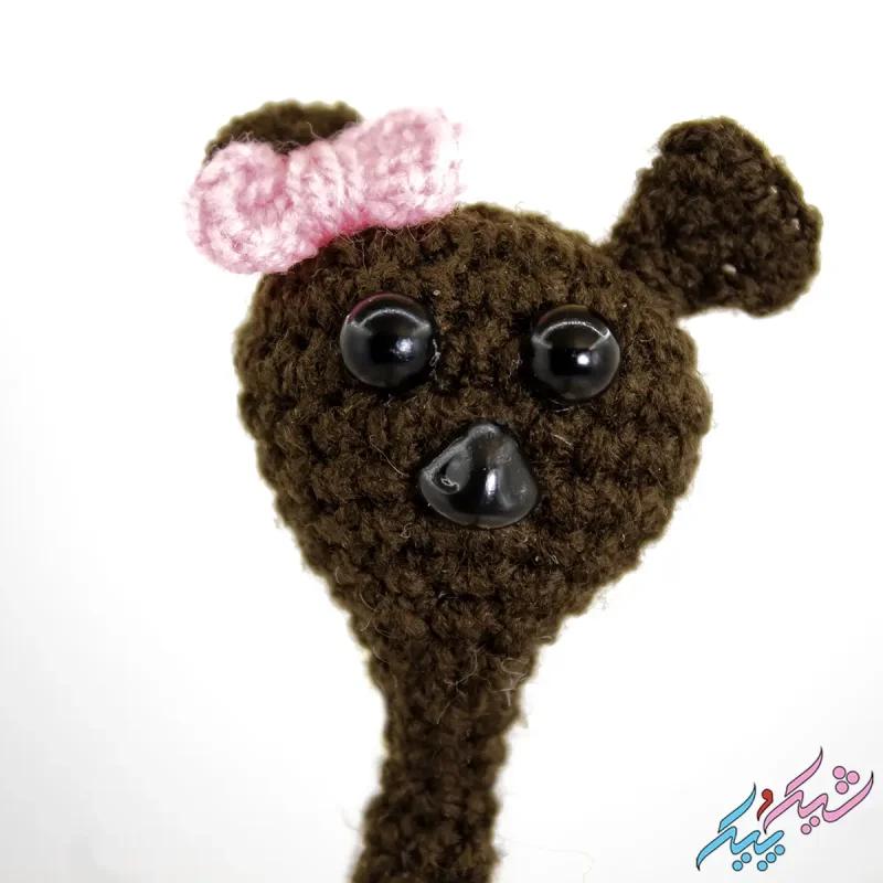 آویز و جاسوئیچی تدی دختر گردن دراز (Teddy Girl) | فانتزی - هنر دست - تصویر 3