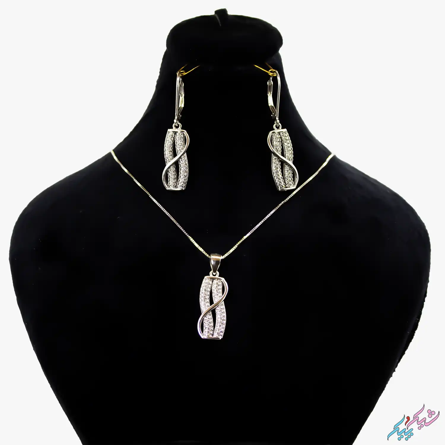 silver-nimset-11-4 نیم ست نقره 925 وارداتی زنانه مدل آدِلیا