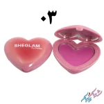 رژگونه و رژلب جامد  آینه دار قلبی شیگلم | SHEGLAM - تصویر 4