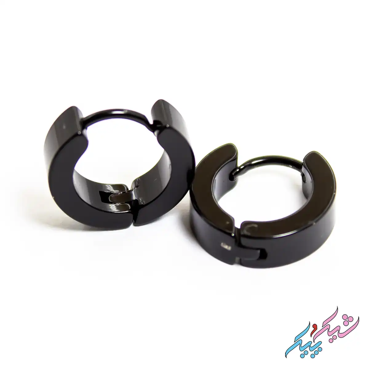 pircing-21-1 پیرسینگ حلقه ای ساده مشکی | شیک و پیک