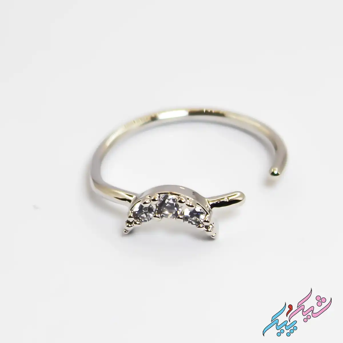 pircing-30-1 پیرسینگ فیک لب و بینی طرح ماه نگینی | شیک و پیک