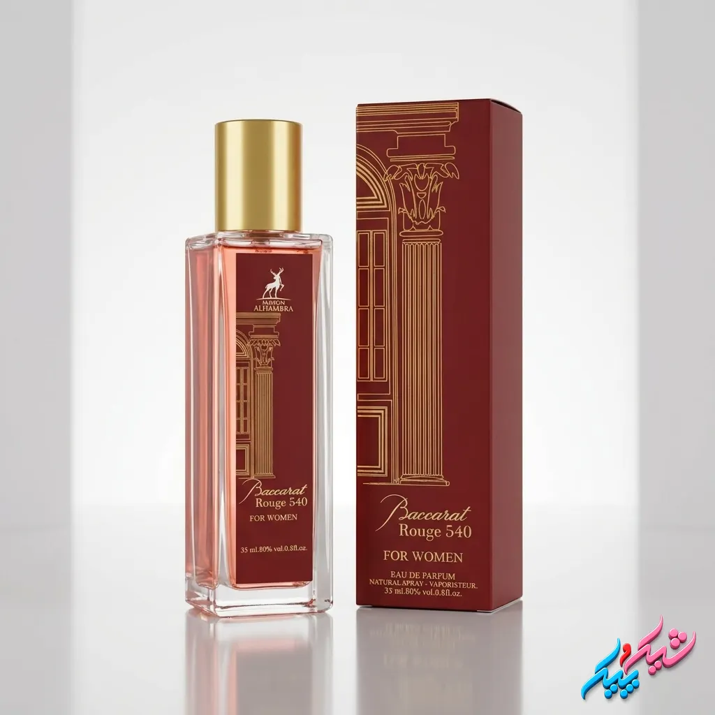 5-2 ادکلن زنانه باکارات رژ ۵۴۰ الحمبرا اصل 35ml ادوپرفیوم گرم و شیرین