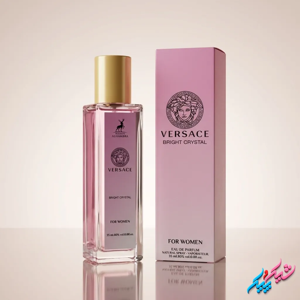 VERSACE1-1 ادکلن زنانه الحمبرا اصل ورساچه برایت کریستال 35ml