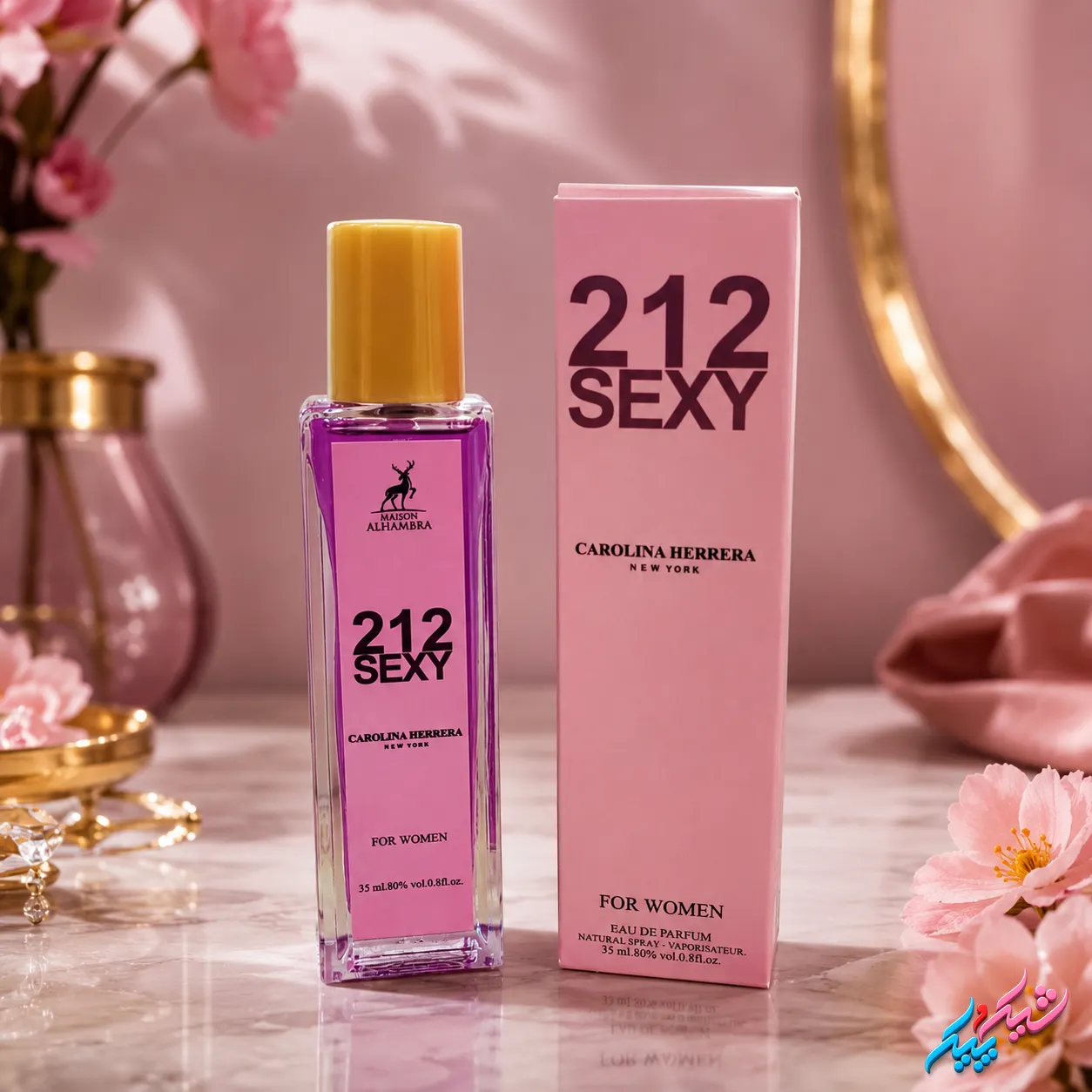 212sexy-1 ادکلن ۲۱۲ سکسی کارولینا هررا نیویورک الحمبرا اصل 35ml ادوپرفیوم گلی و گرم