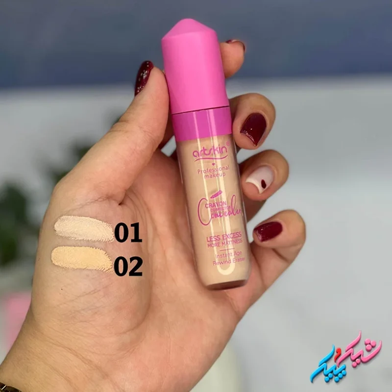 کانسیلر آرت اسکین صورتی مدل Crayon اصلی | با پوشانندگی بالا